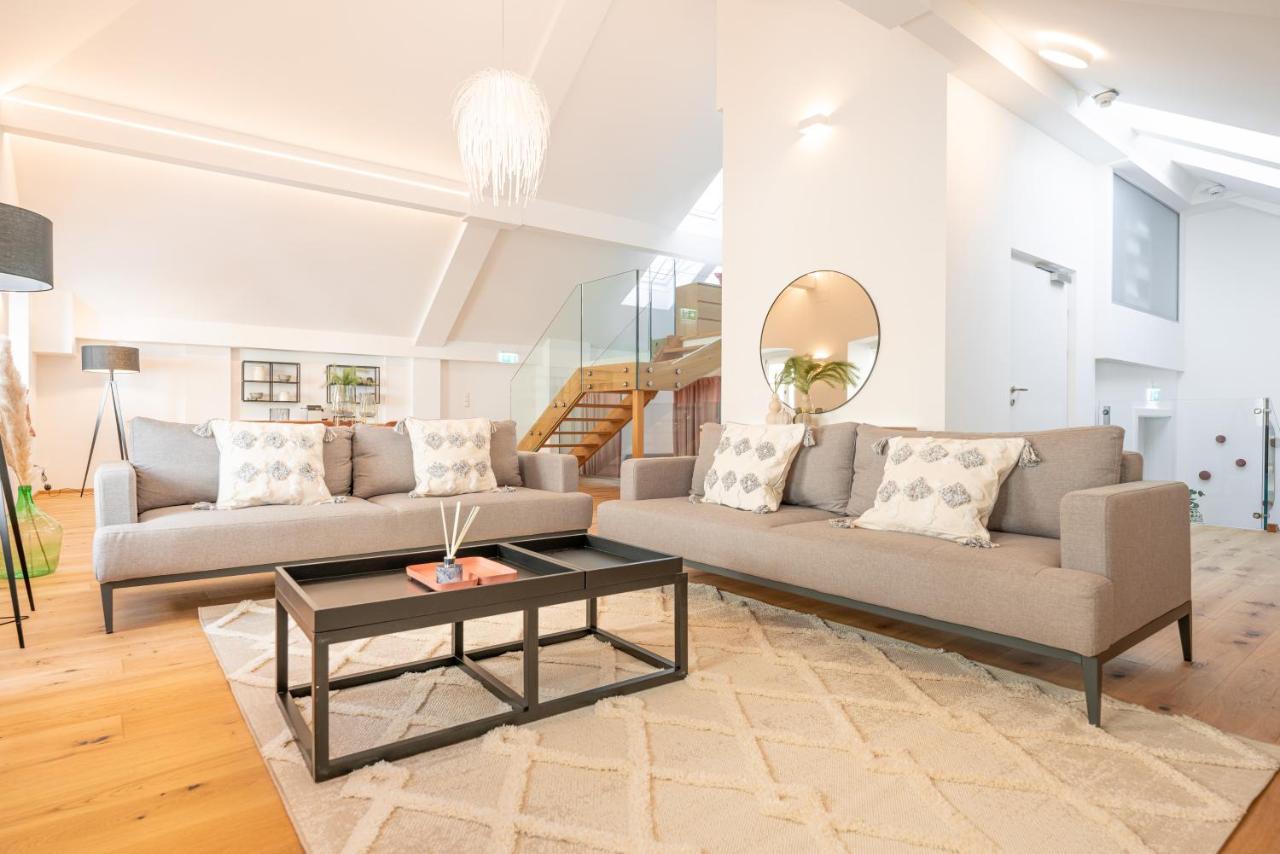 Penthouse Maxfux Direkt In Der Fussgaengerzone 130M2 Apartment เครมส์ อัน แดร์โดเนา ภายนอก รูปภาพ