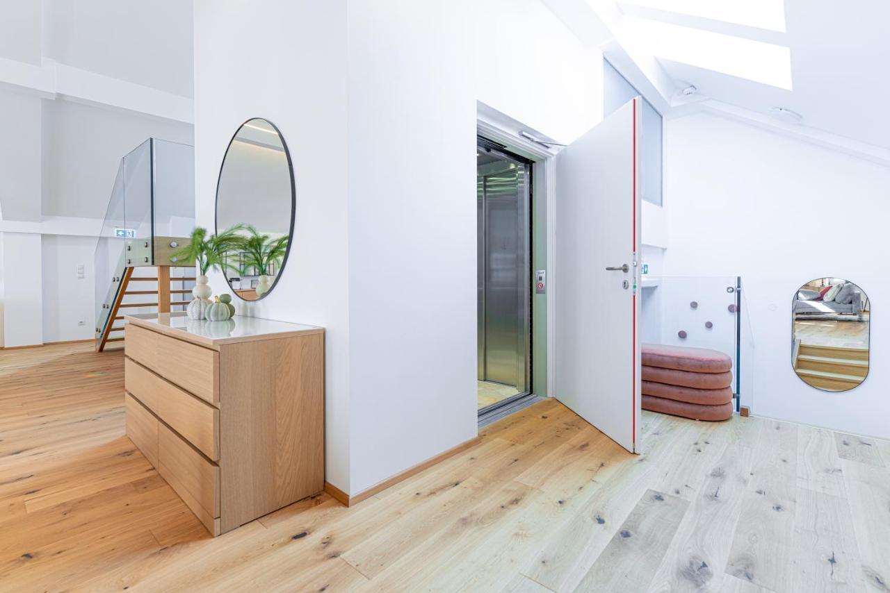 Penthouse Maxfux Direkt In Der Fussgaengerzone 130M2 Apartment เครมส์ อัน แดร์โดเนา ภายนอก รูปภาพ