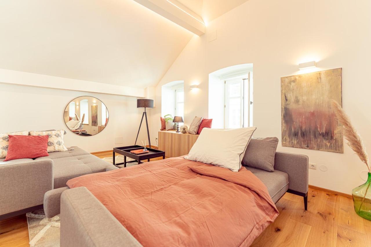 Penthouse Maxfux Direkt In Der Fussgaengerzone 130M2 Apartment เครมส์ อัน แดร์โดเนา ภายนอก รูปภาพ